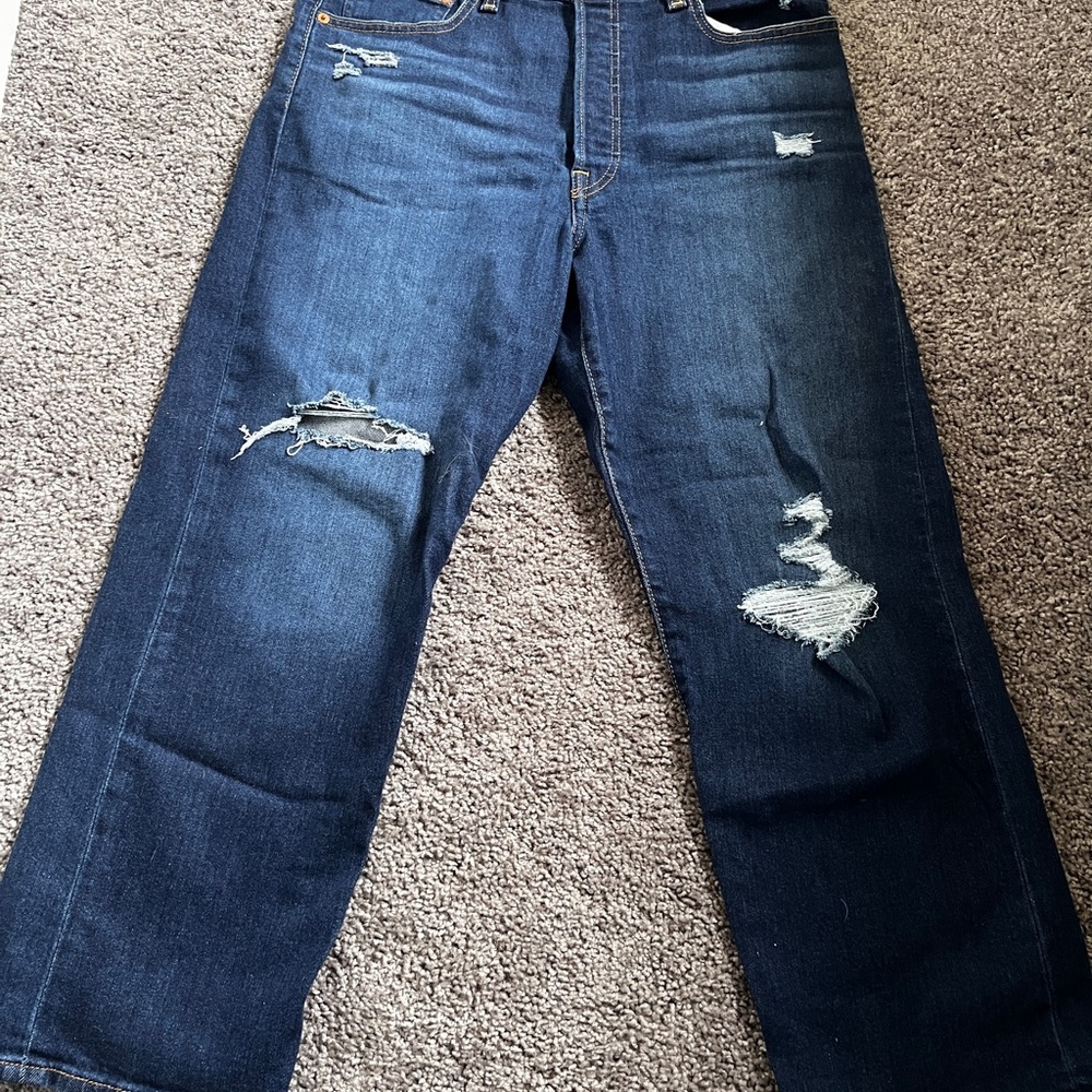 Levi’s Ribcage Straight Ankle Jeans